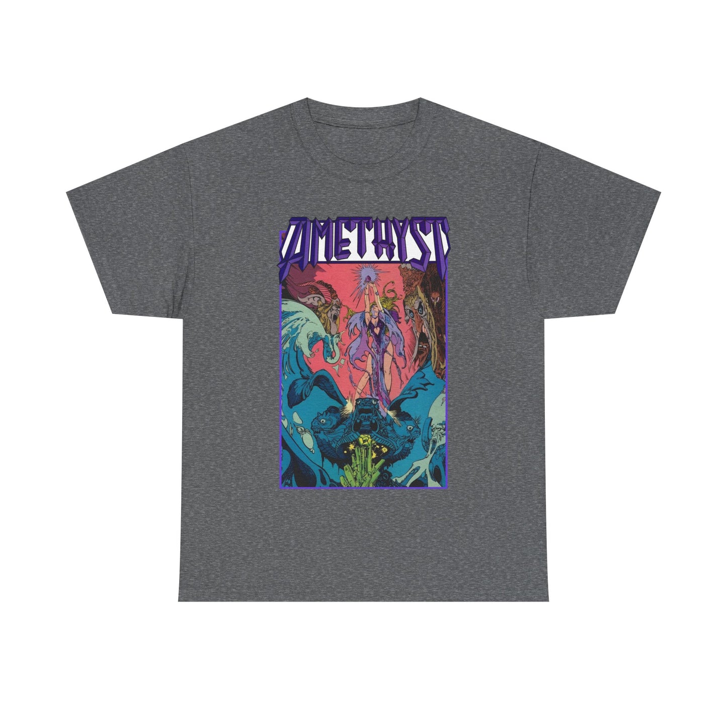 Amethyst T-Shirt - Esteban Maroto Art - Princess of Gemworld - 1980s Series - DC Comics