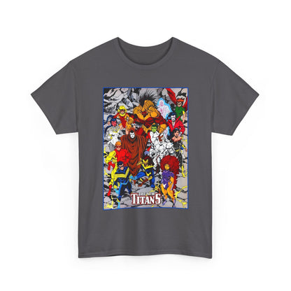 New Titans T-Shirt - Tom Grummett Art - Nightwing, Pantha, Phantasm, Wildebeest, Red Star, Troia - DC Comics