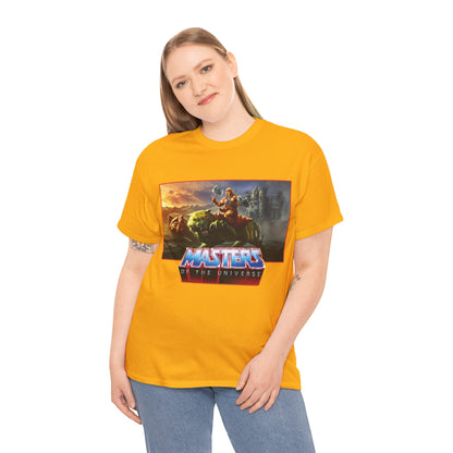 He-Man & Battle Cat T-Shirt- Masters of the Universe, MOTU - New 2026 Movie with Nicholas Galitzine