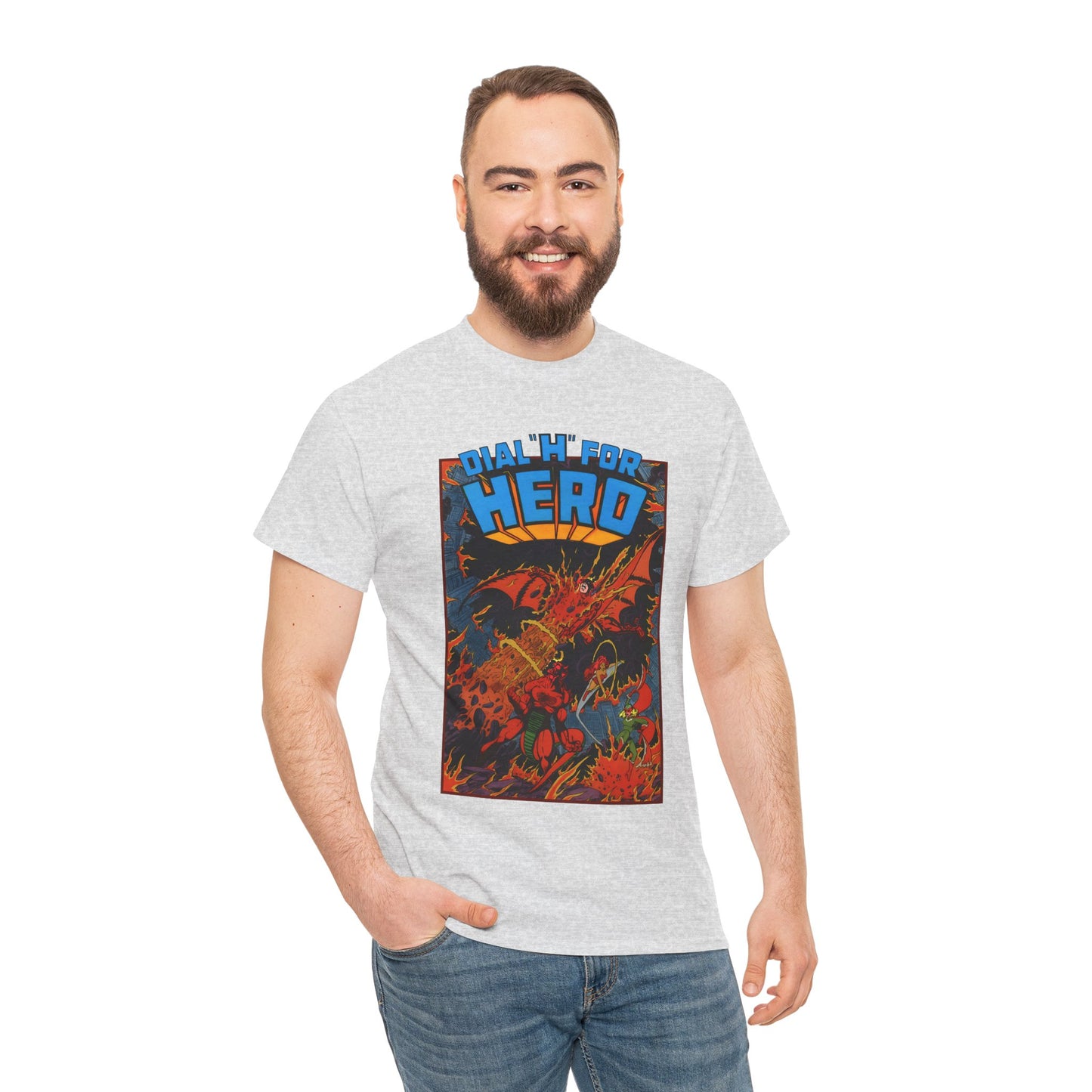 Dial "H" For Hero T-Shirt - George Perez Art - Adventure Comics Series - DC Comics