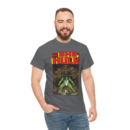 Savage She-Hulk & Man-Thing T-Shirt - Michael Golden Art - Marvel Comics
