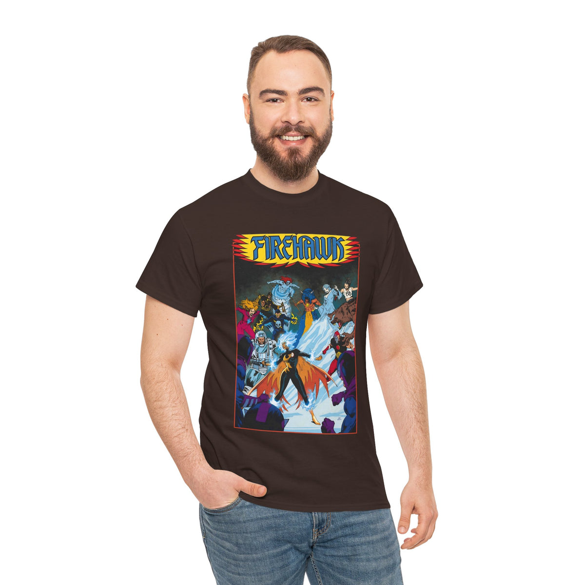 Firehawk T-Shirt - Rafael de Latorre Art - Fury of Firestorm Cover Art - DC Comics