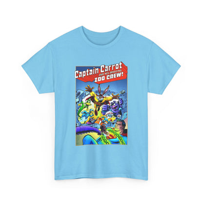 Captain Carrot & Zoo Crew T-Shirt - DC Comics Bronze Age Funny Animals, Superman Guest Star - 1980s