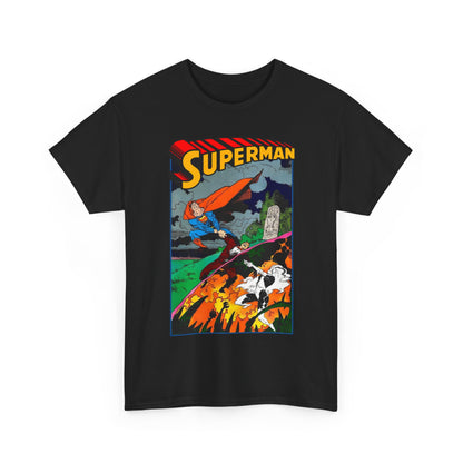 Superman T-Shirt - Mike Mignola Art - Vs Silver Banshee - DC Comics