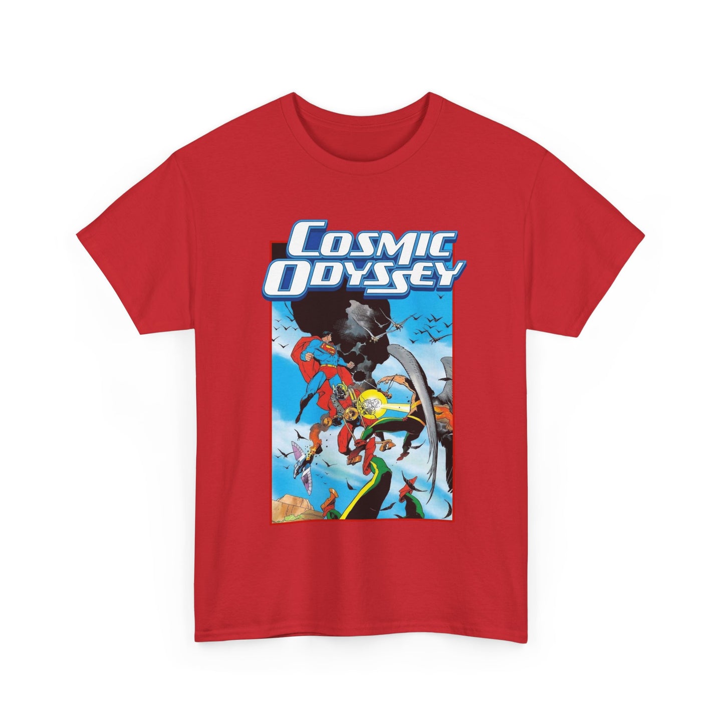 Cosmic Odyssey T-Shirt - Mike Mignola Art - Superman, Orion - DC Comics
