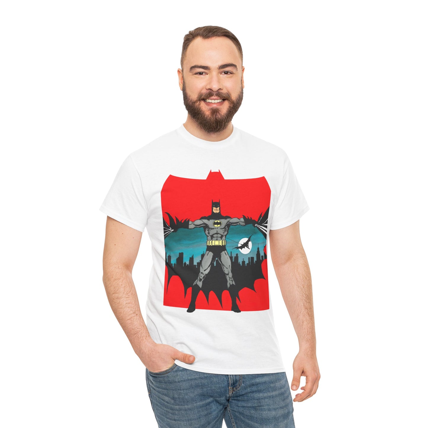 Batman T-Shirt - George Perez Art - History of the DC Universe - Gotham's Dark Knight Detective - DC Comics