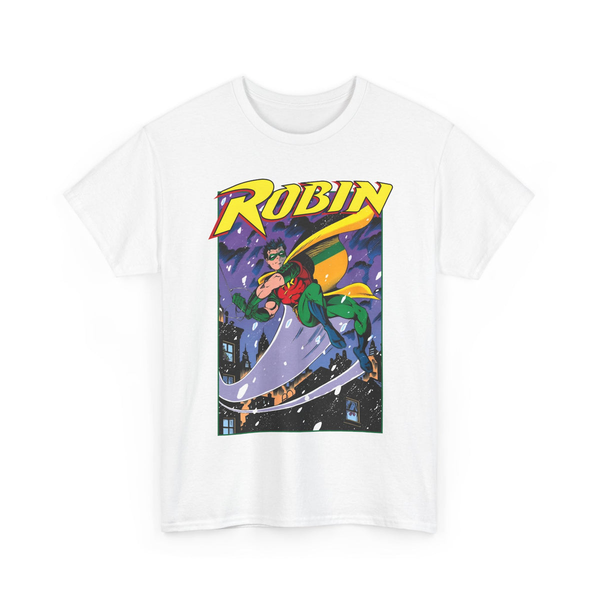 Robin T-Shirt - Tom Grummett Art - Tim Drake, Batman Family, Gotham City - DC Comics