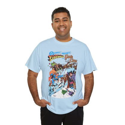 Superman & Santa Claus T-Shirt - José Luis García-López Art - DC Comics Presents #67 - Vs. Toyman
