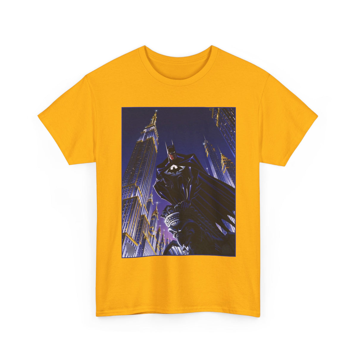 Batman T-Shirt -  Animated Series Art - Gotham City Gargoyle - DC Comics