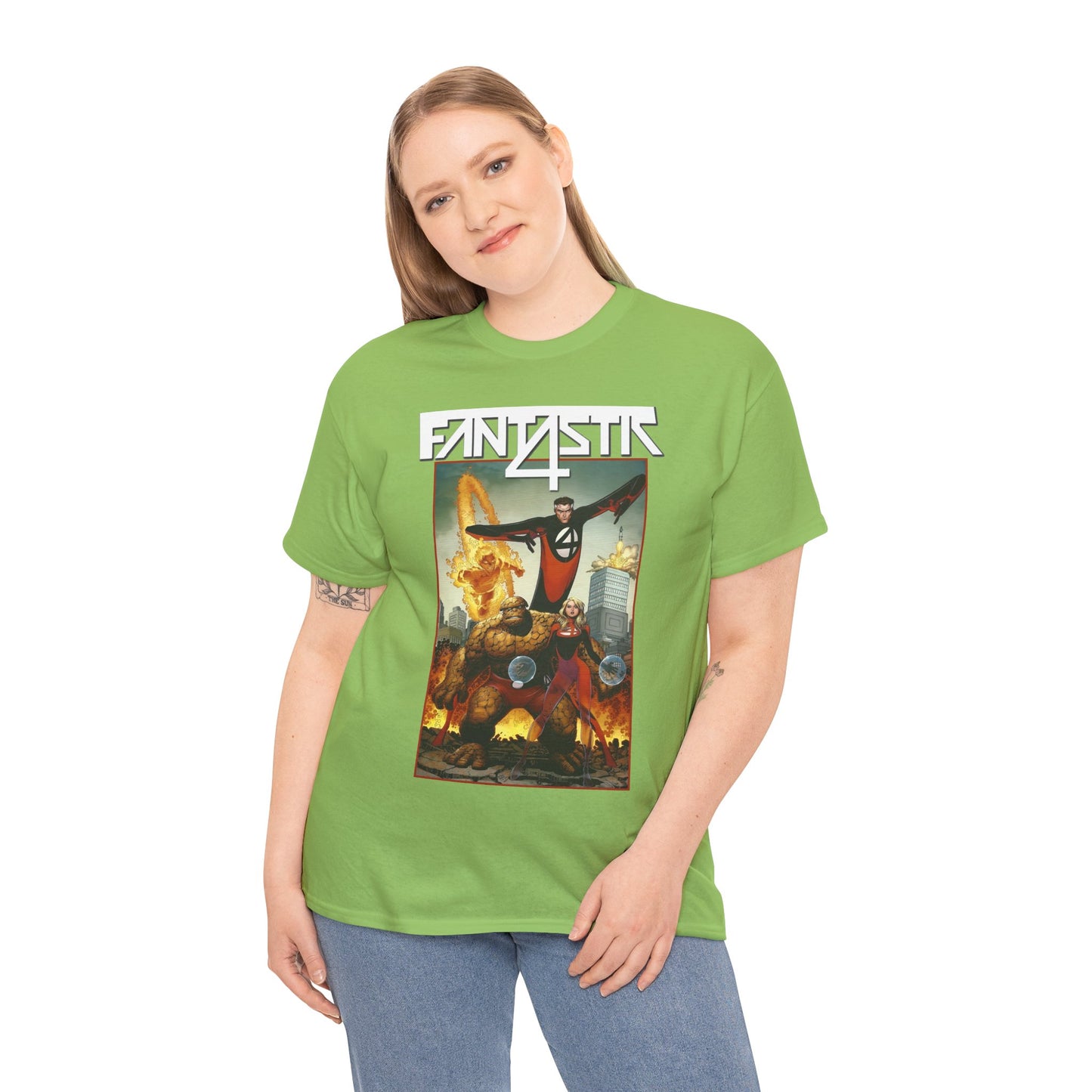Fantastic Four T-Shirt - Arthur Adams Art - Marvel Comics