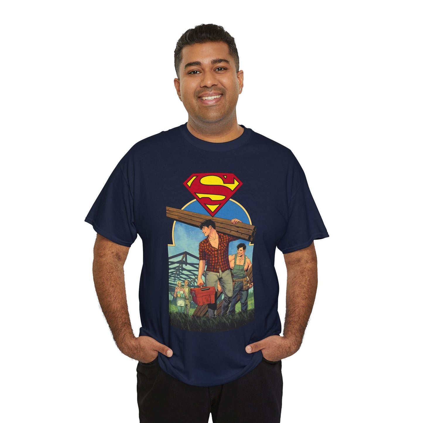 Superman: Son of Kal-El T-Shirt - Travis Moore Art - #17 Variant Cover - Clark and Jon Kent - Super Thirst Trap - DC Comics