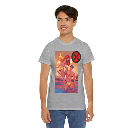 Scott Summers & Jean Grey T-Shirt - Russell Dauterman Art - X-Men - Marvel Comics
