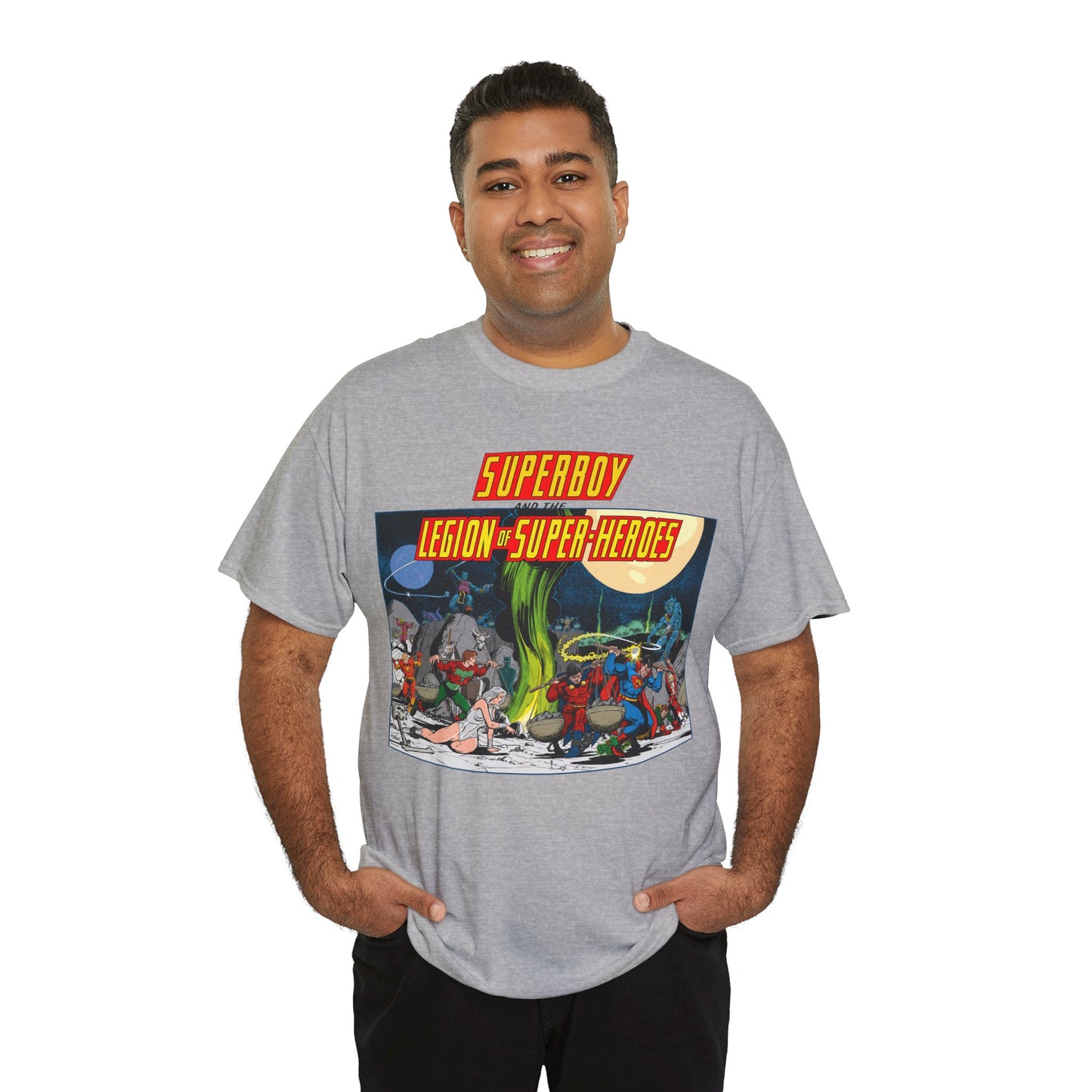 Superboy & Legion of Super-Heroes T-Shirt - Jim Starlin Art - DC Comics