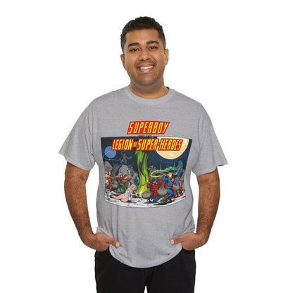 Superboy & Legion of Super-Heroes T-Shirt - Jim Starlin Art - DC Comics