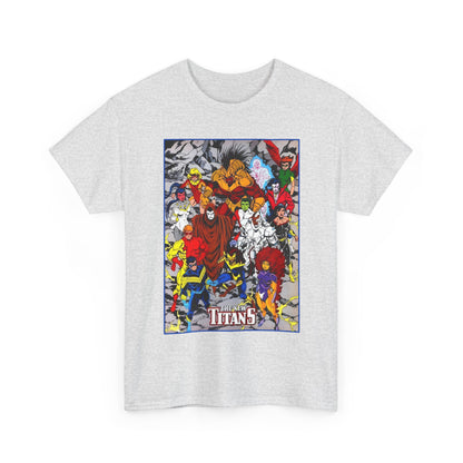 New Titans T-Shirt - Tom Grummett Art - Nightwing, Pantha, Phantasm, Wildebeest, Red Star, Troia - DC Comics