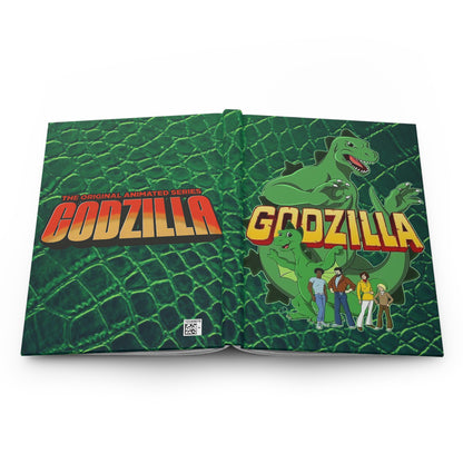 Godzilla Hardcover Journal - 150 Lined Pages - Hanna-Barbera 70s Cartoon - Toho - King of the Monsters