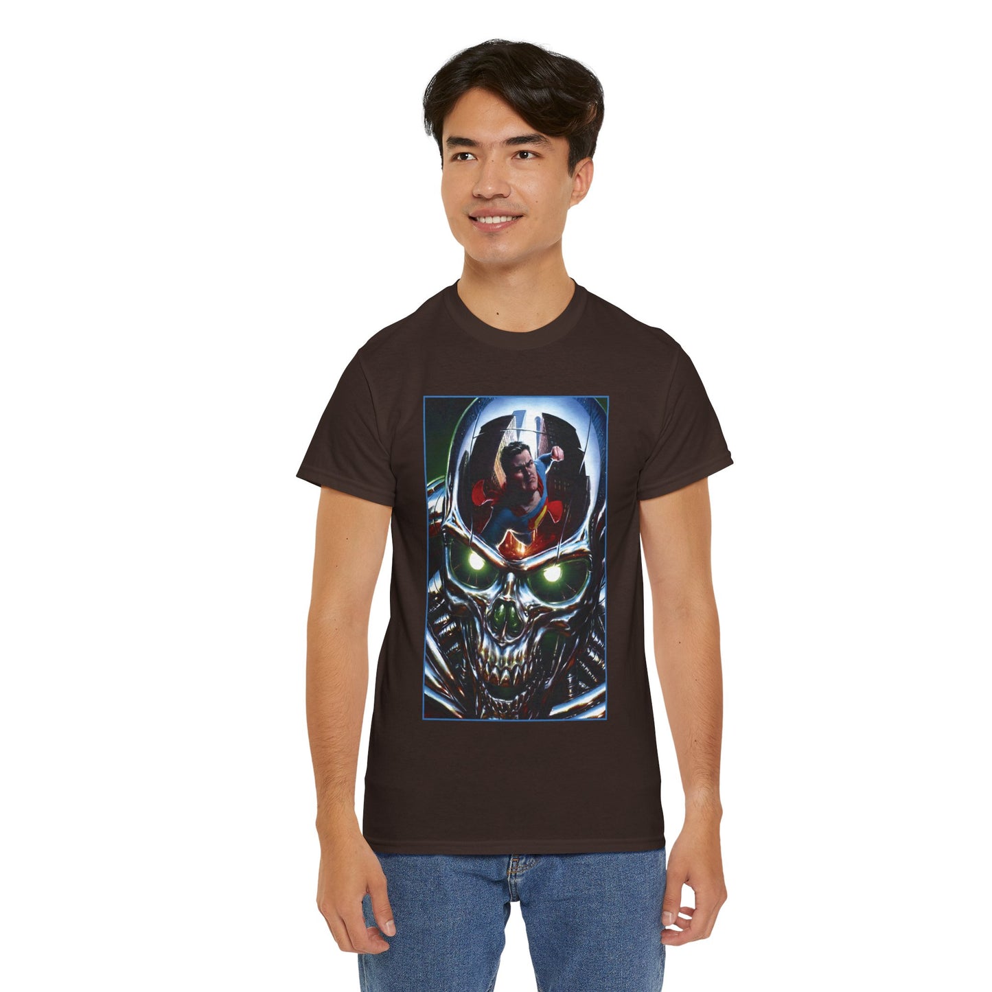 Superman T-Shirt - Steve Beach Art - Vs Metallo - Action Comics #1051 Cover - DC Comics