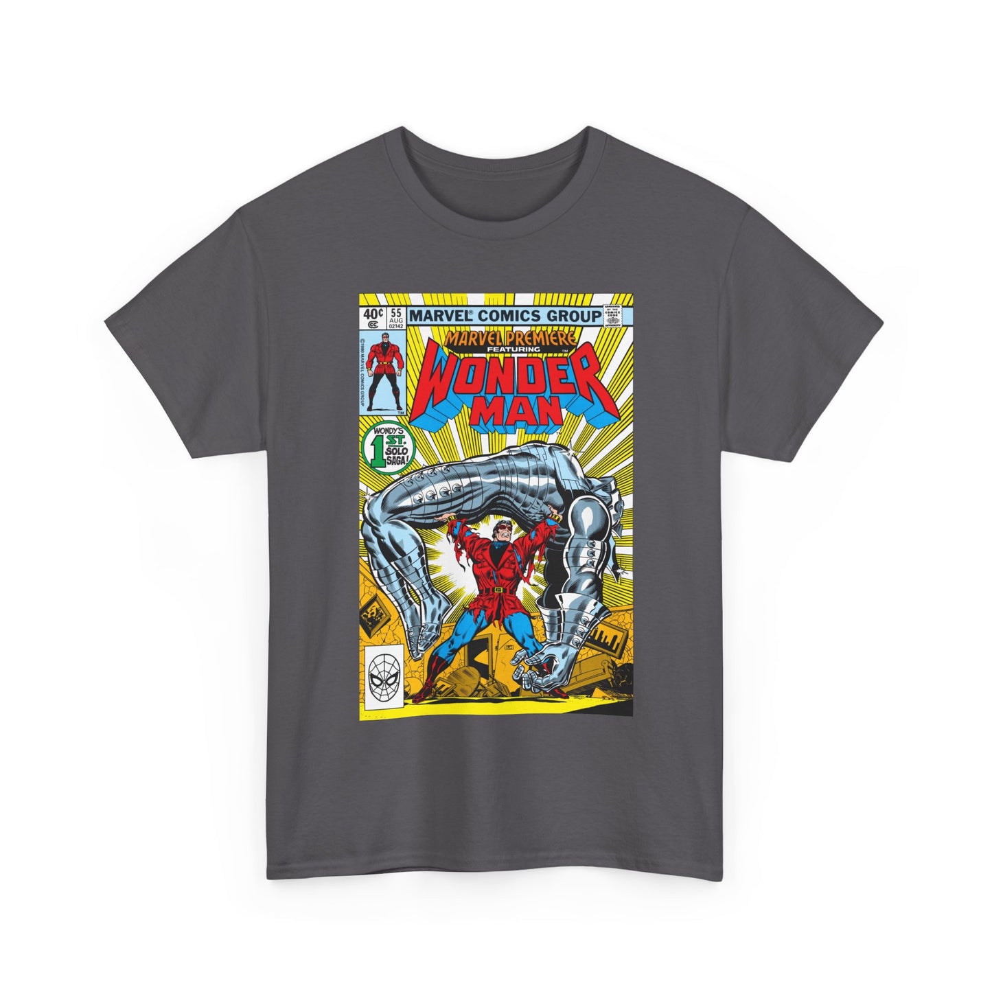 Wonder Man T-Shirt - Marvel Premiere #55 Cover Art - Avengers Member - Marvel Comics