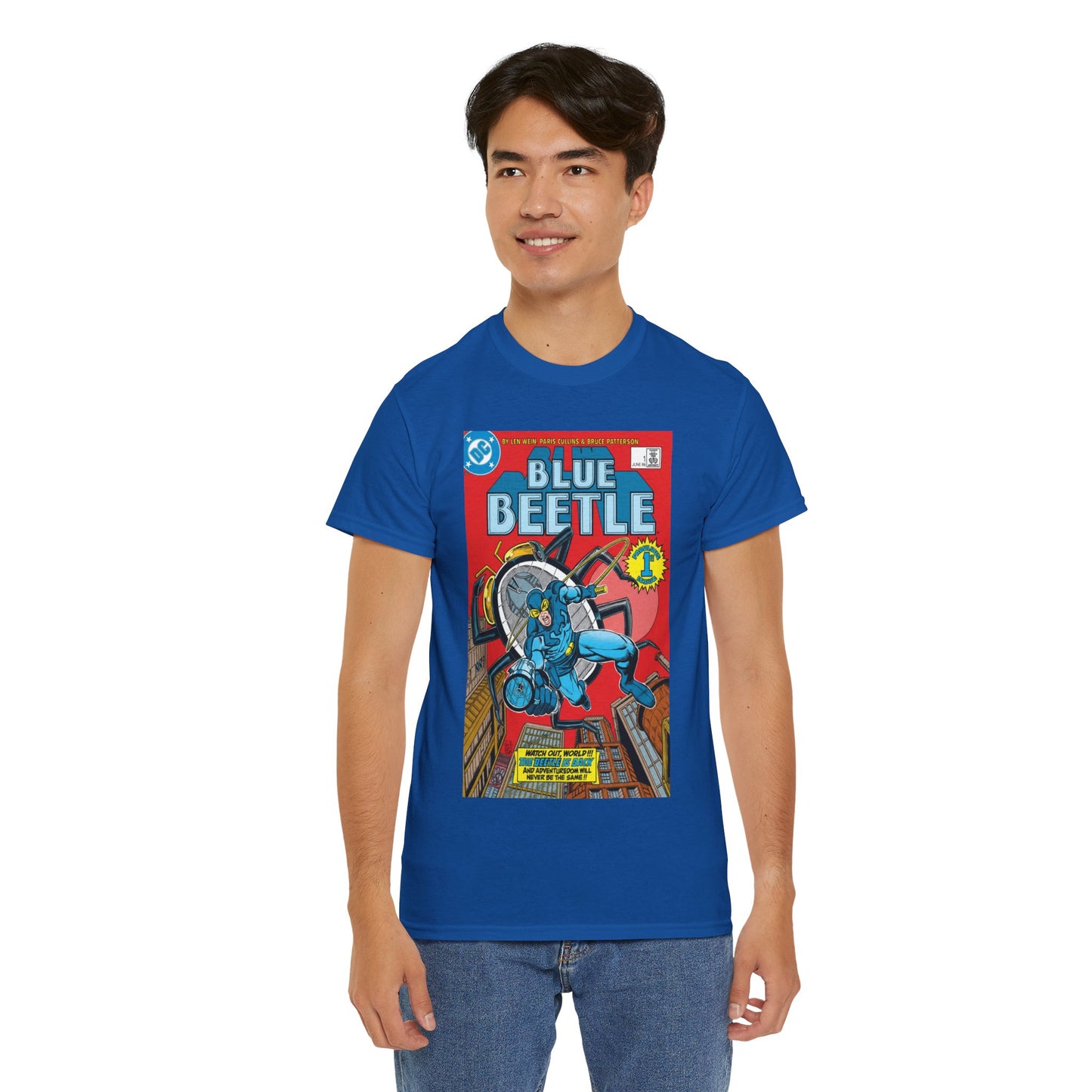 Blue Beetle #1 T-Shirt - Paris Cullins Art - Ted Kord - DC Comics
