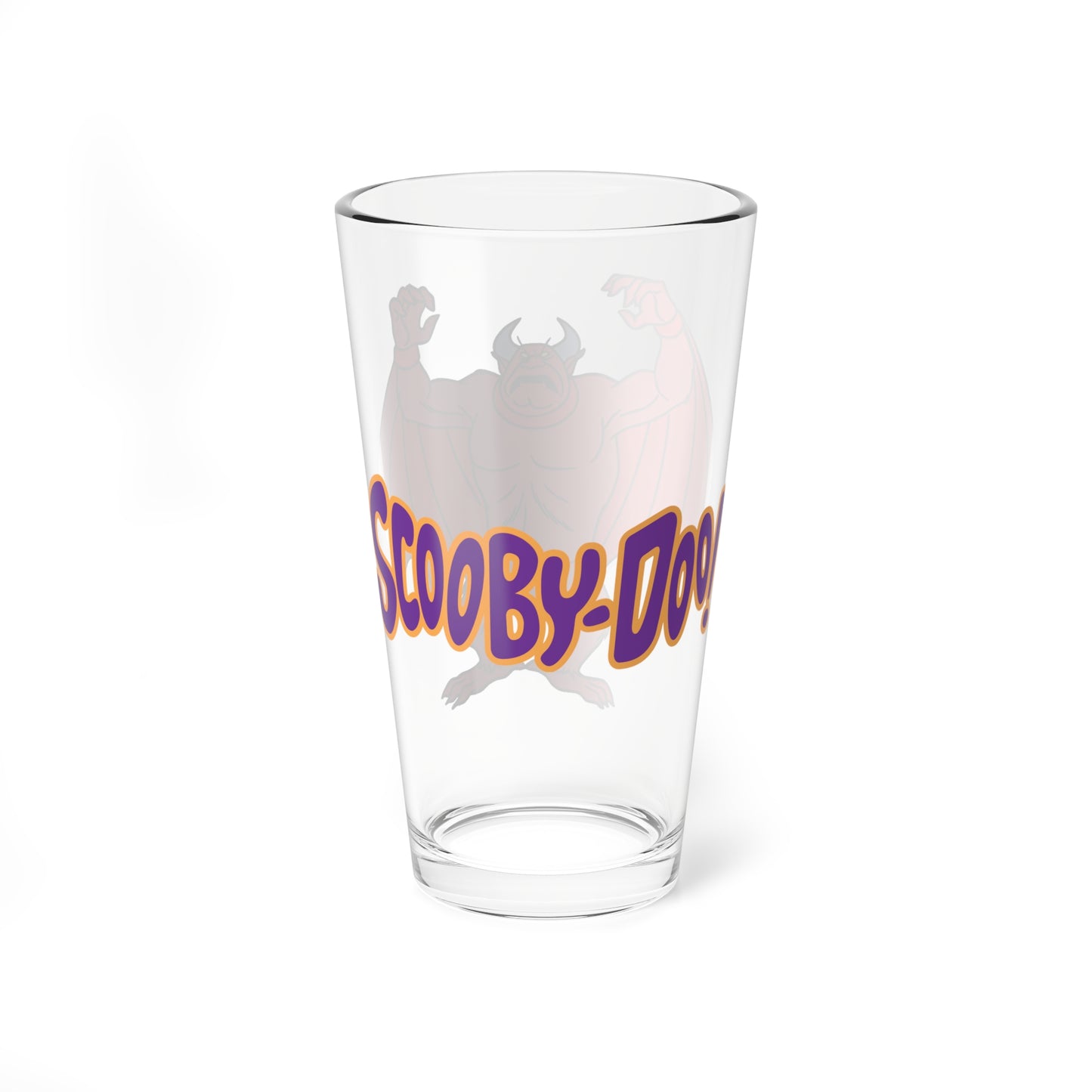 Steaming Demon Pint Glass, 16oz - Scooby Doo Villain - Hanna-Barbera - Seattle - A Frightened Hound Meets Demons Underground