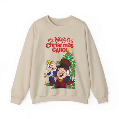 Mr. Magoo's A Christmas Carol Heavy Blend Crewneck Sweatshirt - Festive Holiday Cartoon Special
