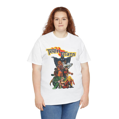 Teen Titans T-Shirt - Michael Turner Art - Cyborg, Raven, Wonder Girl, Superboy, Robin, Starfire - DC Comics