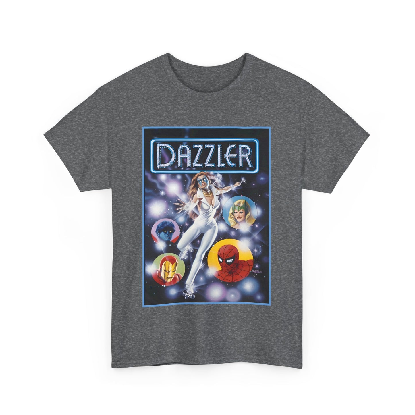 Dazzler T-Shirt - Bob Larkin Art - X-Men Connection - Alison Blaire - Mutant Pop Star - Marvel Comics