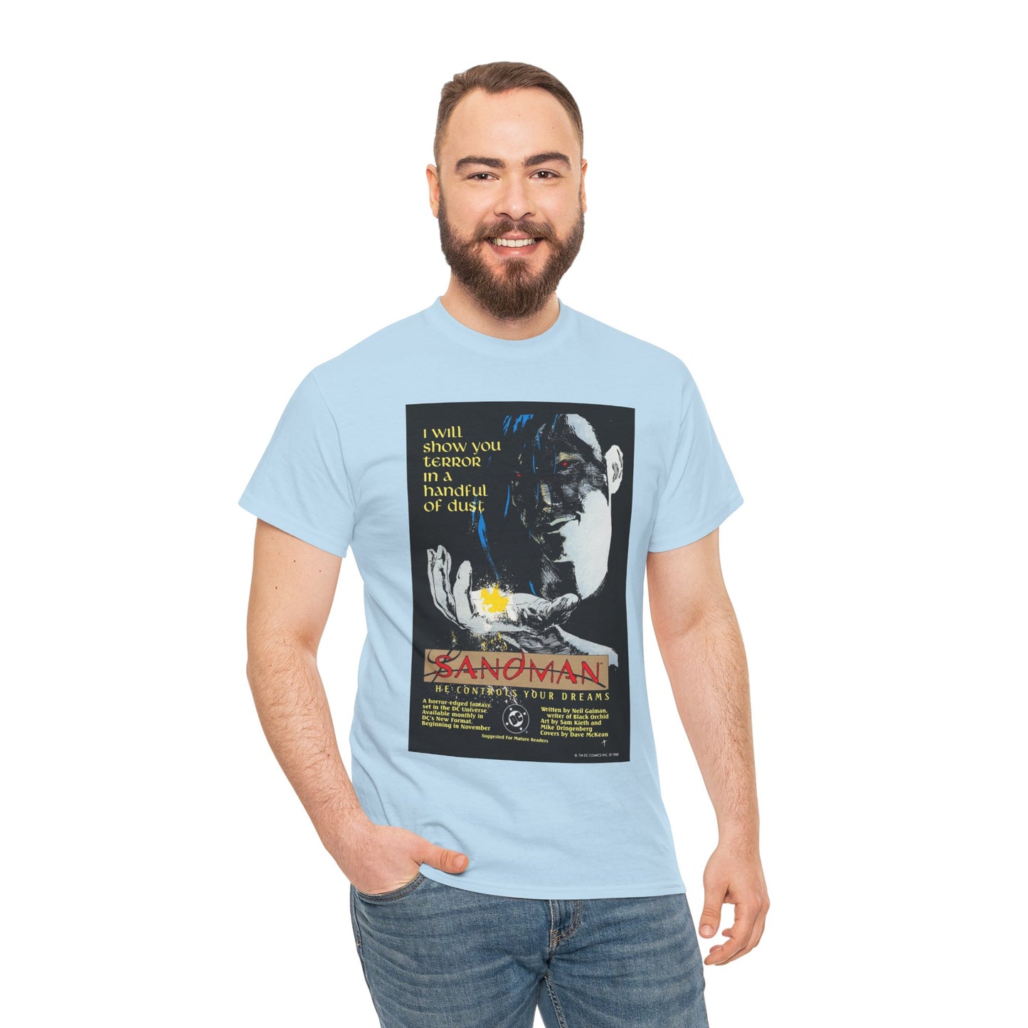 Sandman Ad T-Shirt - 1988 DC/Vertigo Comics