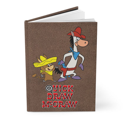 Quick Draw McGraw & Baba Looey Hardcover Journal - 150 Lined Pages - Beloved Hanna-Barbera Cartoon