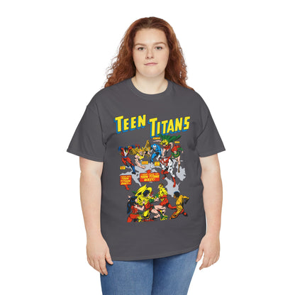 Teen Titans T-Shirt - Rick Buckler Art - Titans West, Lilith, Hawk & Dove, Beast Boy, Golden Eagle - DC Comics