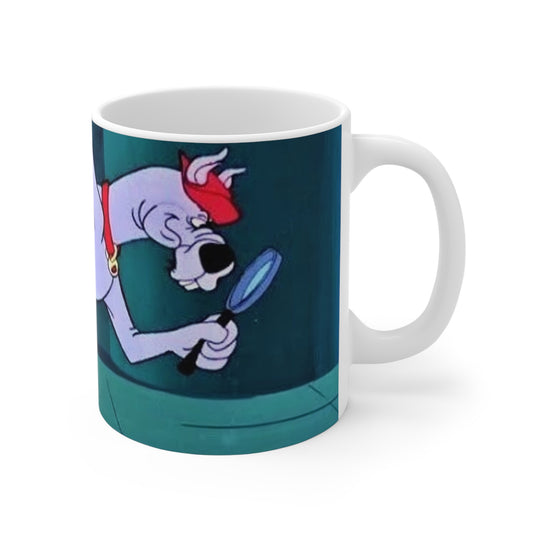 Scooby Dum Coffee Mug, 11oz - Scooby Doo Cousin - Hanna-Barbera Cartoon 1970s - Mystery Inc - Beloved Character