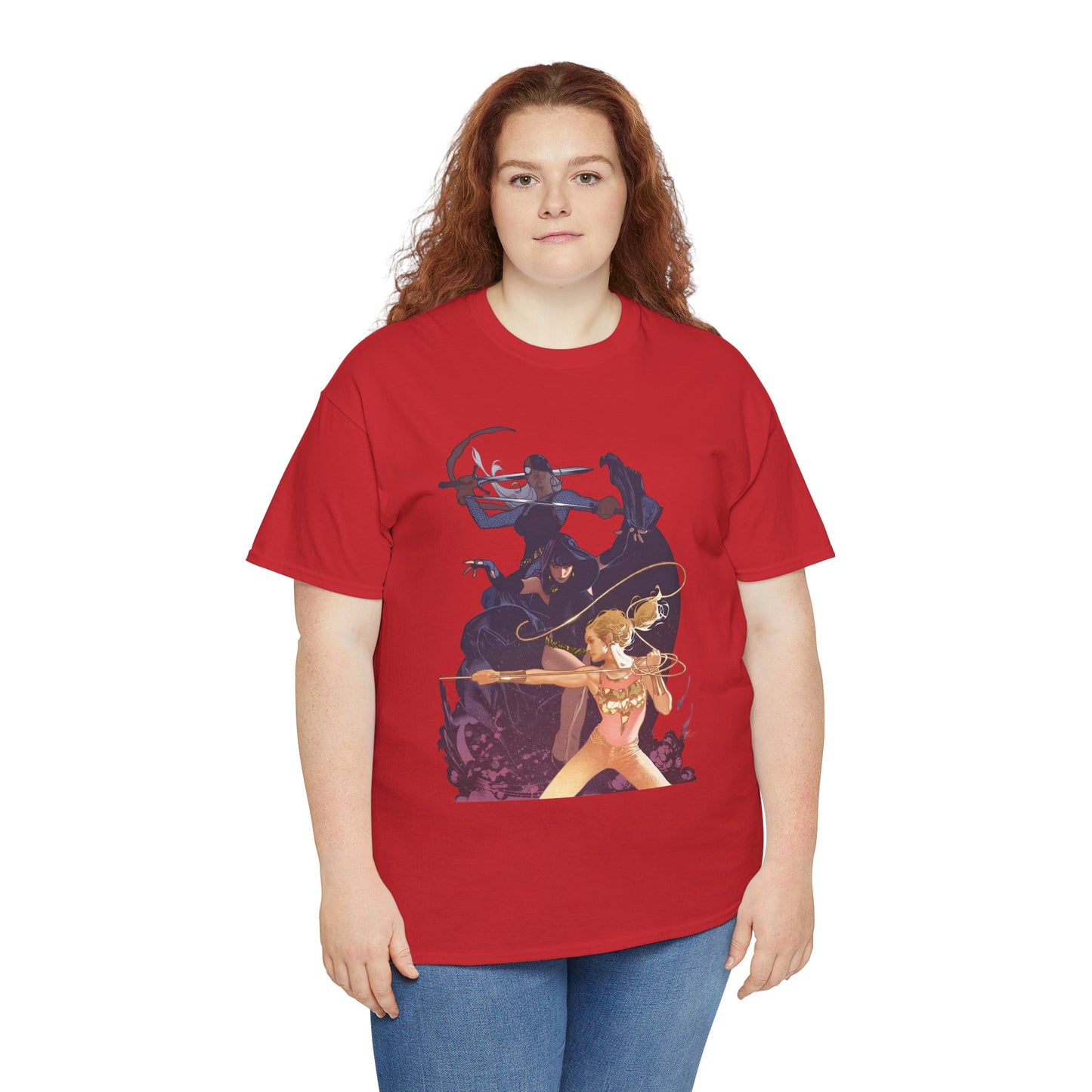 Raven, Wonder Girl, Ravager T-Shirt - Adam Hughes Art - Teen Titans #88 Variant Cover - DC Comics