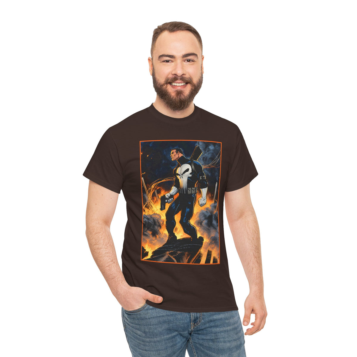 Punisher T-Shirt - Larry Stroman Art - Marvel Comics