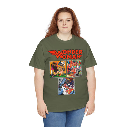 Wonder Woman T-Shirt - Ross Andru & Dick Giordano Art - Judgment in Infinity Story - Zatanna, Supergirl, Huntress, Power Girl, Raven, Wonder Girl, Starfire - DC Comics