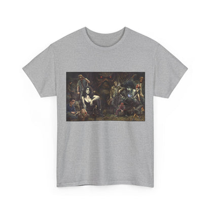 Vertigo Poster T-Shirt - Lee Bermejo Art - Swamp Thing, Sandman, Death, Spider Jerusalem, Shade - DC Comics