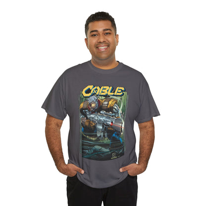 Cable T-Shirt - Greg Capullo Art - X-Force Leader, Mutant Fighter - Nathan Summers - Marvel Comics