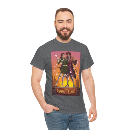 Gambit & Rogue T-Shirt - Mike Choi Art - Popular X-Men Members - Marvel Comics