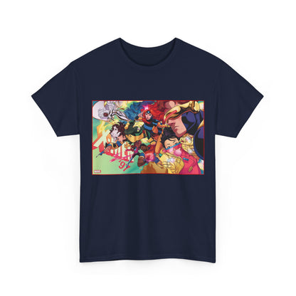 X-Men '97 T-Shirt - Russell Dauterman Art - Cyclops, Jean Grey, Rogue, Storm, Jubilee, Beast, Gambit, Bishop, Wolverine - Marvel Comics