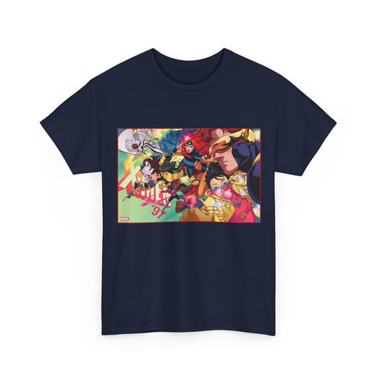 X-Men '97 T-Shirt - Russell Dauterman Art - Cyclops, Jean Grey, Rogue, Storm, Jubilee, Beast, Gambit, Bishop, Wolverine - Marvel Comics