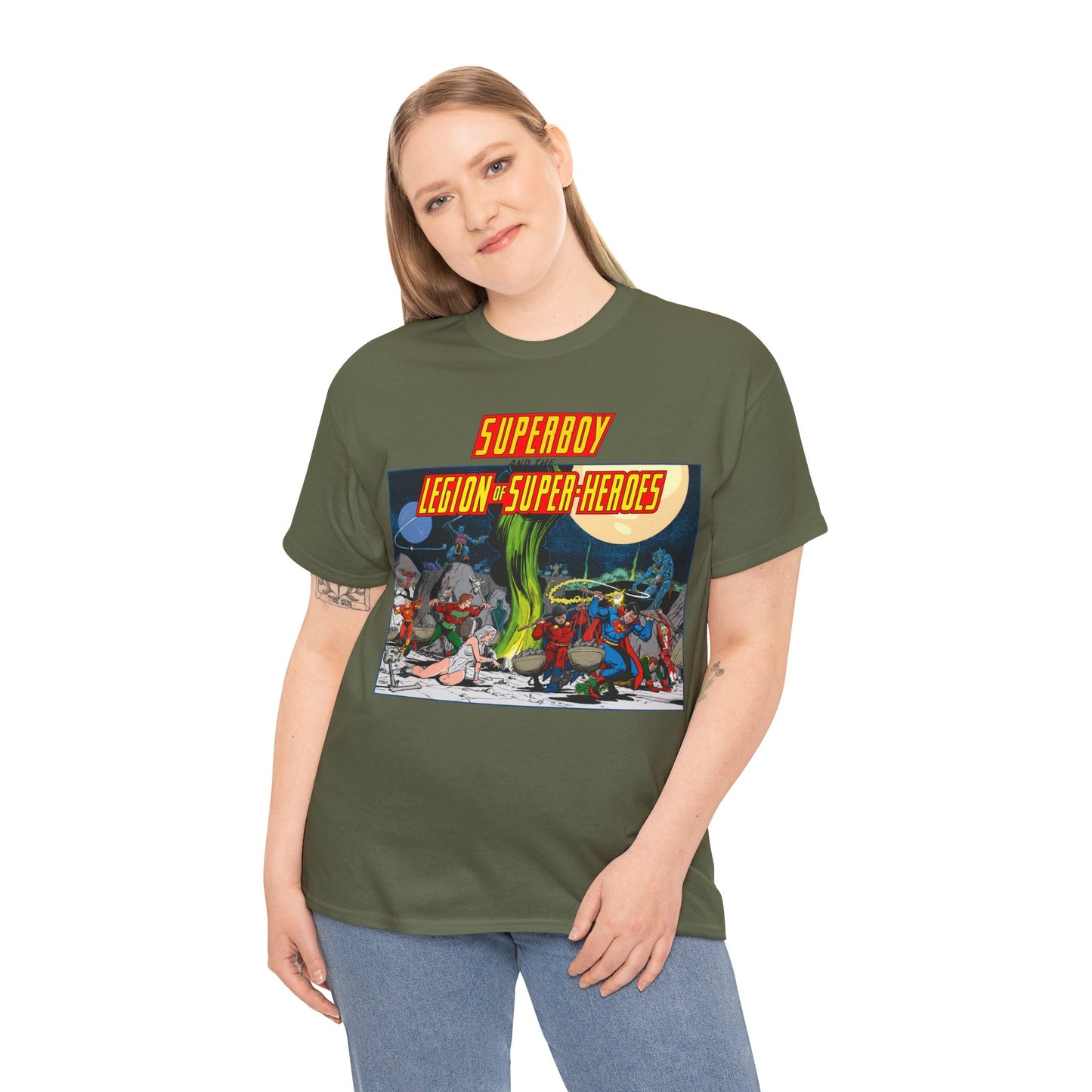 Superboy & Legion of Super-Heroes T-Shirt - Jim Starlin Art - DC Comics