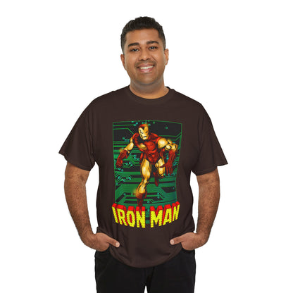 Iron Man T-Shirt - John Byrne Art - Tony Stark, Stark Industries - Avengers Member & Leader - Marvel Comics Armored Hero