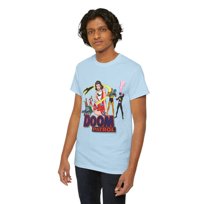 Doom Patrol T-Shirt - John Byrne Art - DC Comics Who's Who Art - Beast Boy, Robotman, Mento, Elasti-Girl, Negative Man, The Chief