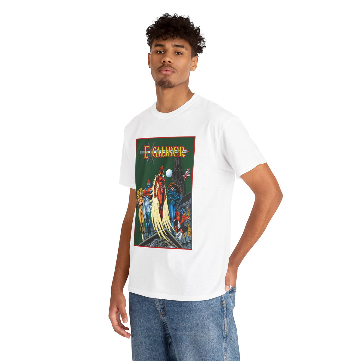 Excalibur T-Shirt - Nightcrawler, Phoenix, Captain Britain - Alan Davis Art - Marvel Comics
