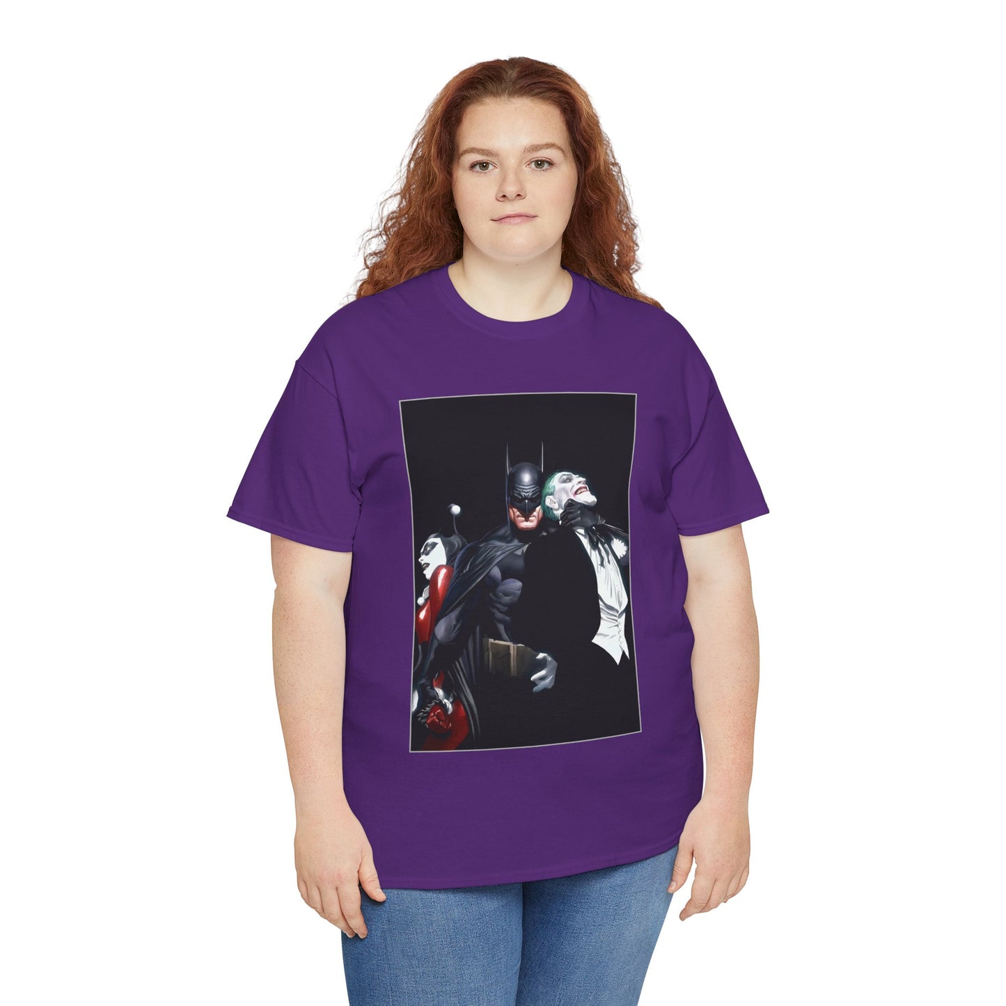 Batman T-Shirt - Alex Ross Art - Joker & Harley Quinn - DC Comics