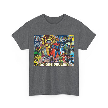 DC One Million T-Shirt - Phil Jimenez Art - Future Versions of Superman, Batman, Wonder Woman, Green Lantern, Flash - DC Comics