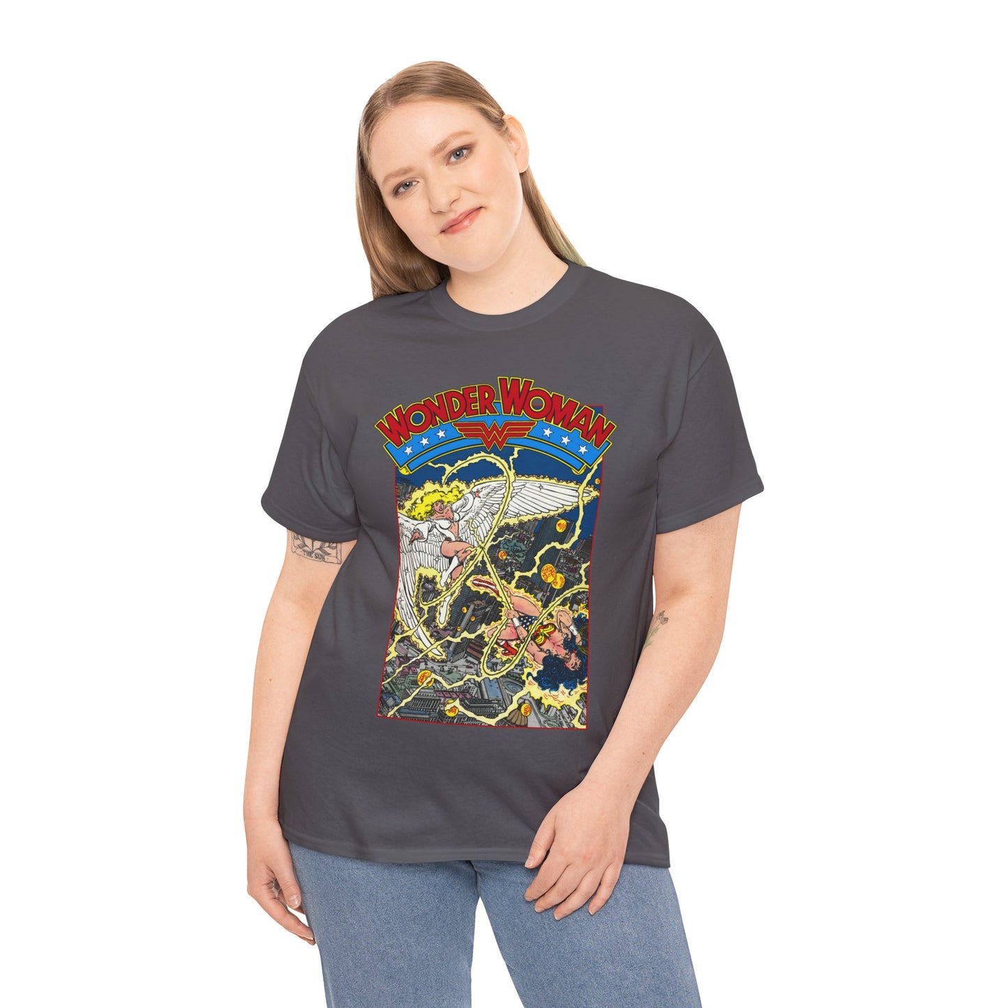 Wonder Woman T-Shirt - George Perez Art - Vs Silver Swan - DC Comics
