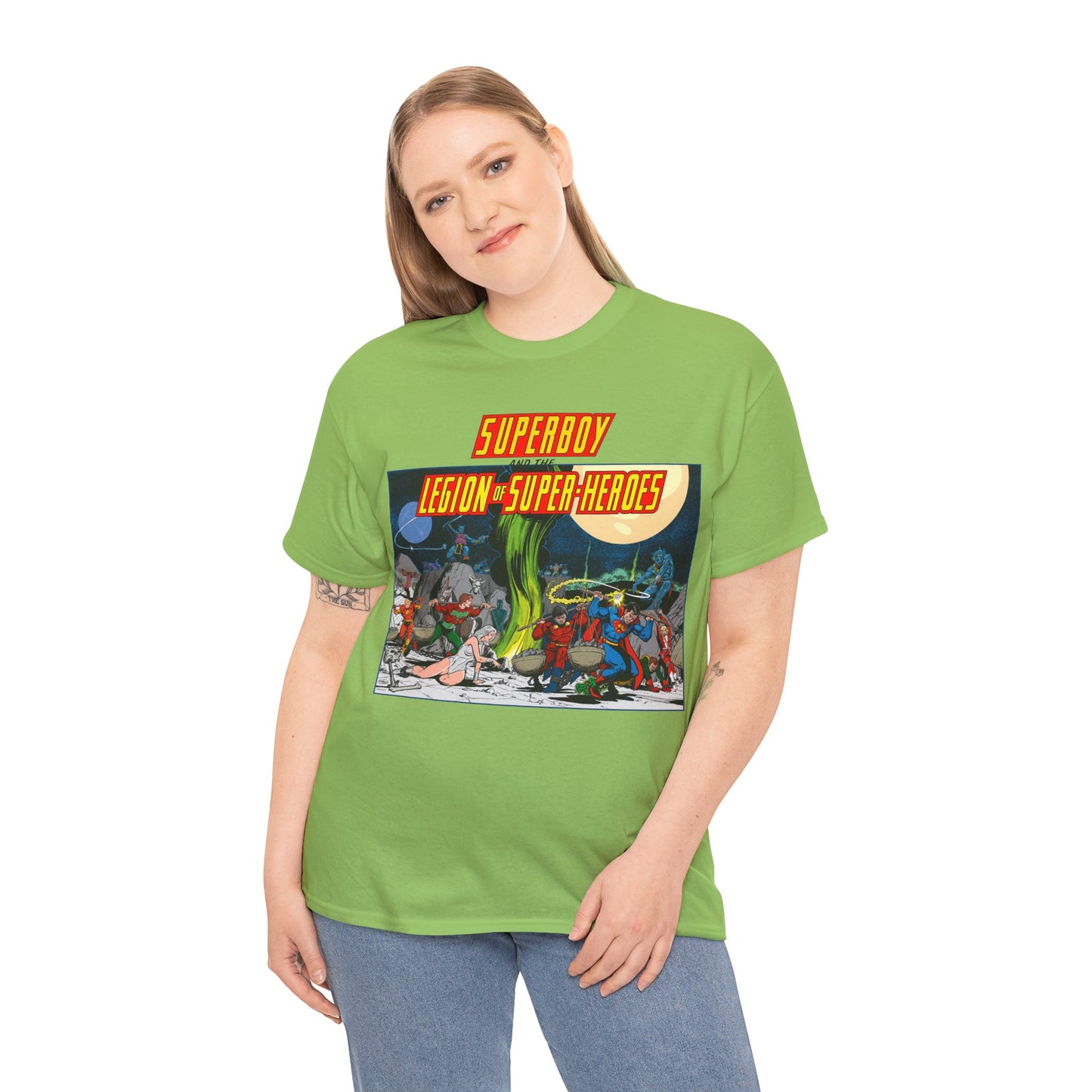 Superboy & Legion of Super-Heroes T-Shirt - Jim Starlin Art - DC Comics