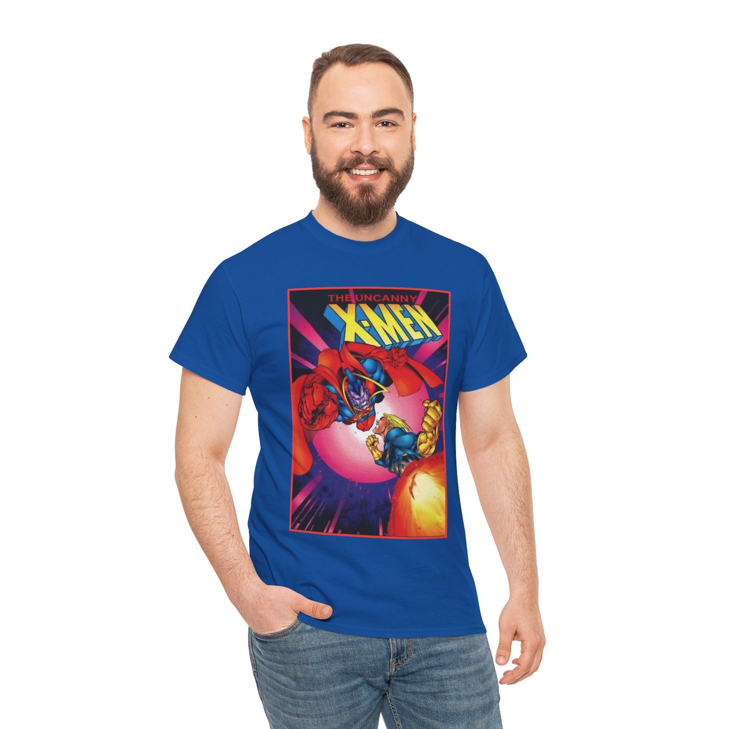 Uncanny X-Men T-Shirt - Joe Madureira Art - #341 Cover Art - Cannonball Vs Gladiator - Marvel Comics
