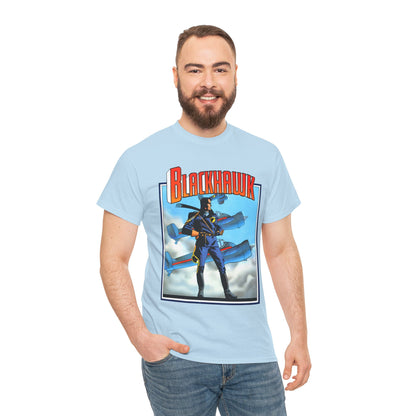 Blackhawk T-Shirt - Howard Chaykin Art - World War II Anti-Nazi Ace Pilots - DC Comics