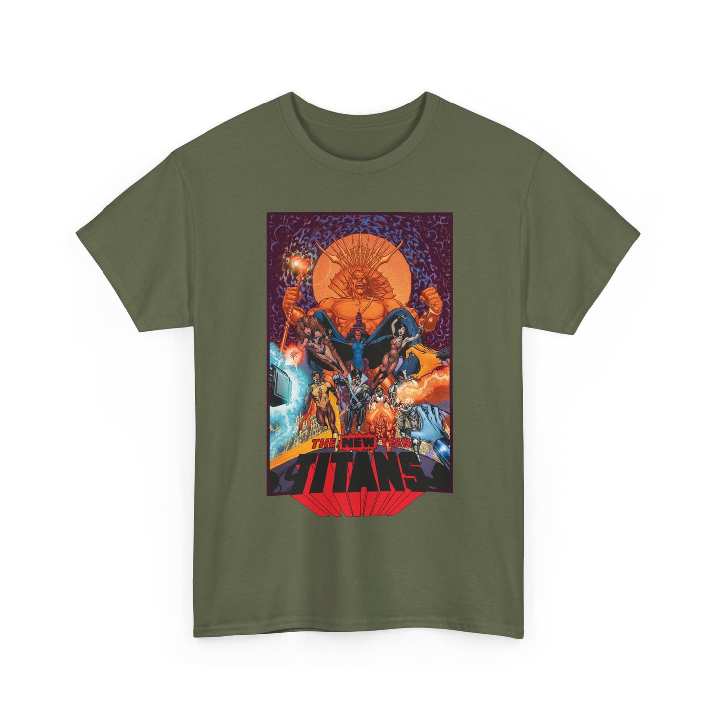 New Teen Titans T-Shirt - George Perez Art - Trigon's Titans - Raven - DC Comics